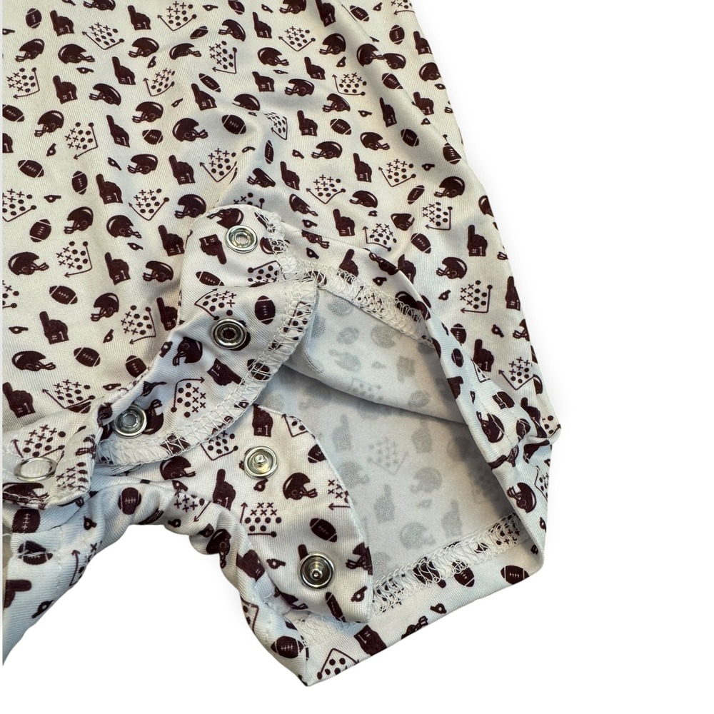 Garb Arizona State Sun Devils ASU Football Print Romper Baby 0-3M - Picture 4 of 6